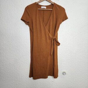 Madewell & Thread Short Sleeve Side-Tie Dress Women's Size XS #L8757